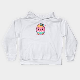 Cute Egg Kids Hoodie